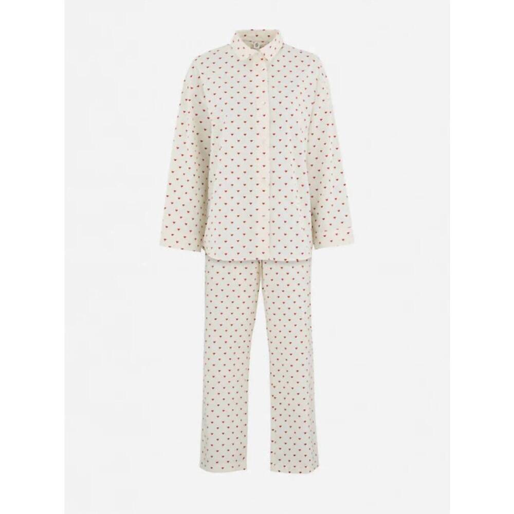 NEW BECK SONDERGAARD women's amor pyjamas set in white